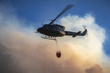 Waldbrand im Urlaubsgebiet